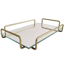 Bandeja Retangular Espelhada 26x17cm