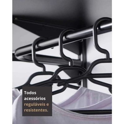 Closet Aberto Modulado para Casal 225cm Eternity 34 Branco
