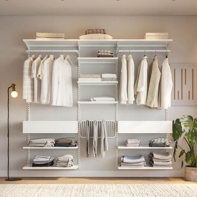 Closet Aberto Modulado para Casal 225cm Eternity 34 Branco