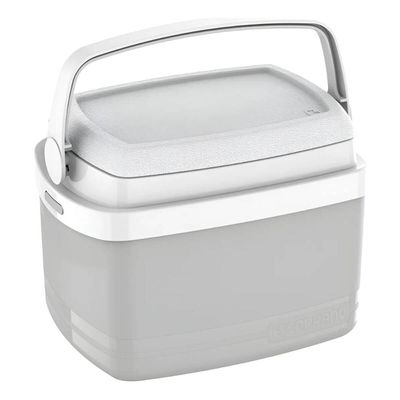 Caixa Térmica Cooler Pequeno 5L Tropical Soprano Cinza Claro Bebidas Praia Camping