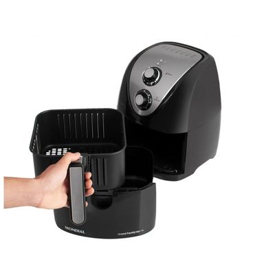 Fritadeira Sem Óleo Mondial Cozinha 5litros Afn50  220v Preto