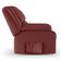 Poltrona Do Papai Reclinável Pietra Controle Power Elétrico Fh9 Pu Vermelho - Mpozenato