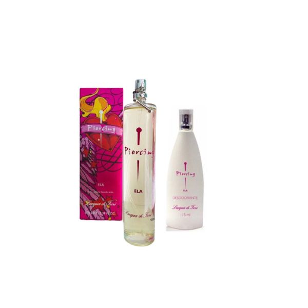 Kit colônia + Desodorante Piercing Ela Lacqua Di Fiori