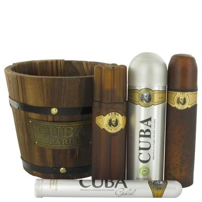 Perfume Masculino Cuba Gold Fragluxe 100ml + Itens