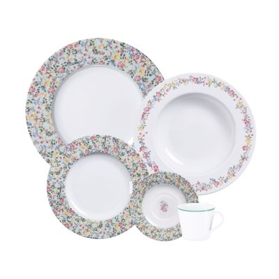 Aparelho de Jantar Tramontina Dalina Porcelana Decorada 20 Peças