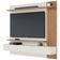 Painel Para TV 70 Pol com Bancada Suspensa 180cm Will C04 Off White Matte Freijó - Lyam Decor