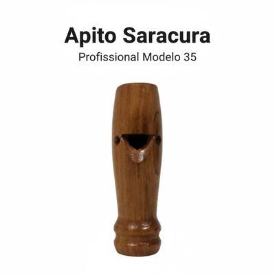 2 Apitos Premium Capivara Apito Profissional Saracura