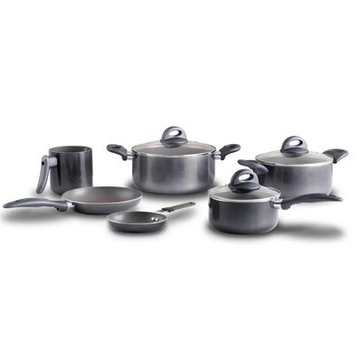 Jogo de Panelas Ceramic Life Smart Plus Cinza 6 Peças - Brinox 4791/114