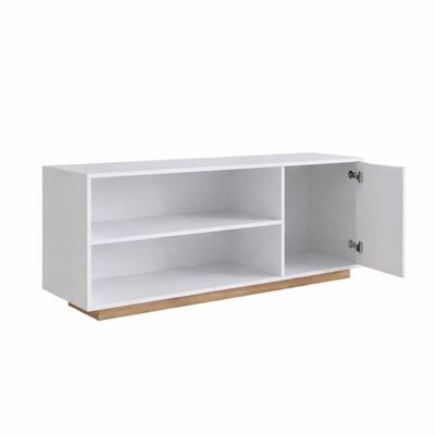 Rack com 1 Porta e Nichos para Televisor 55 polegadas B56 Branco Montana Emovell