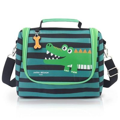 Kit Mochila Com Rodinhas E Lancheira Térmica Com Pote P/ Lanche Verde