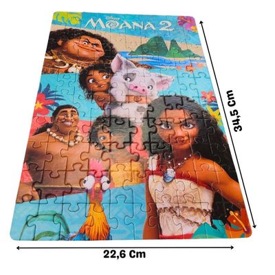 Quebra Cabeça 100 peças Moana 2 8080 - Toyster