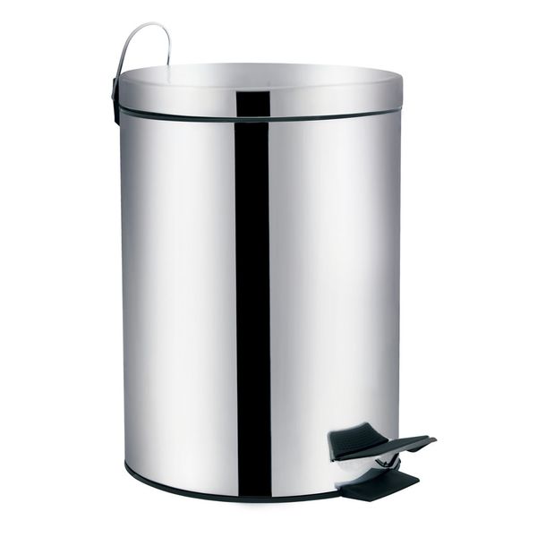 Lixeira C Pedal 5L 8222 Inox Mor