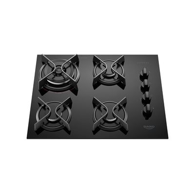 Cooktop à Gás 4 Bocas Dako Supreme Tripla Chama Preto / Bivolt
