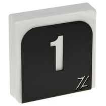 Porta Guardanapo Restaurante Numerado 1 ao 20 Preto Acrílico de Mesa