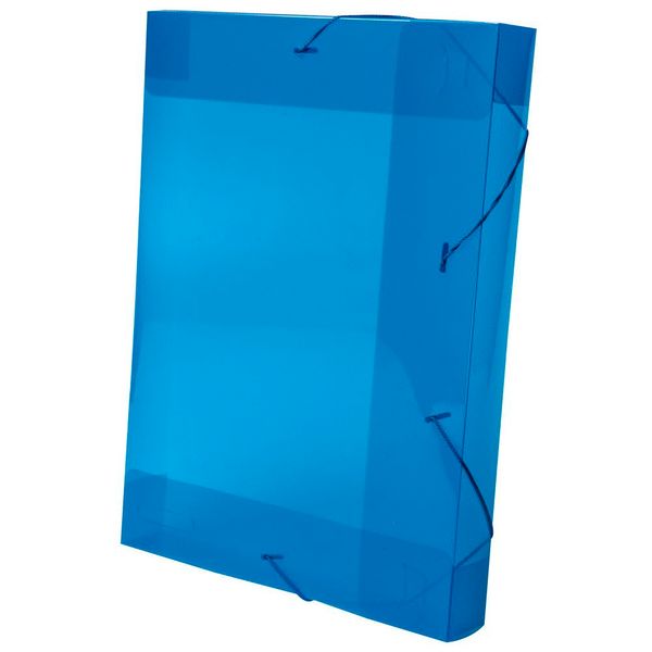 Pasta Aba Elástico Dello Line Lombo 4cm Azul 33,5x23,5cm Pasta Aba Elástico Dello Line Lombo 4cm Azul 33,5x23,5cm