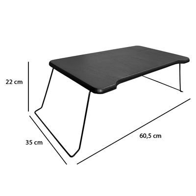 Suporte para Notebook Mesa Dobrável Ajustável- Preto