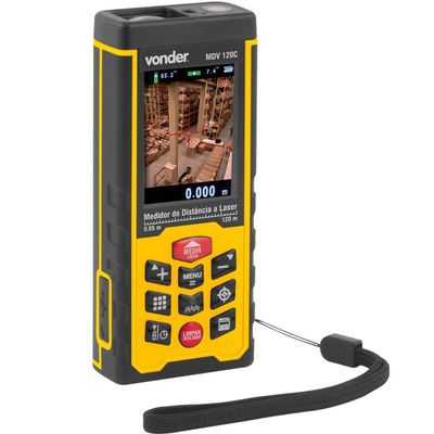 Medidor de Distância a Laser 120m MDV120C Vonder Trena Eletrônica com Câmera Acoplada