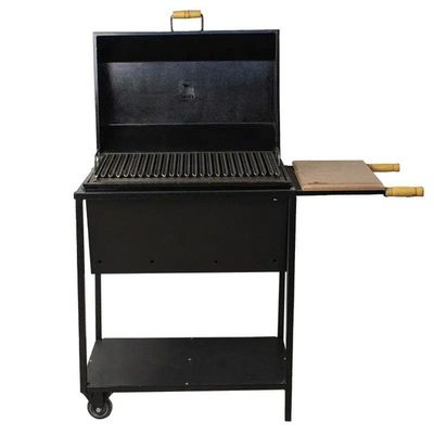 Churrasqueira Parrilla Bafo Média Com Rodas Preto