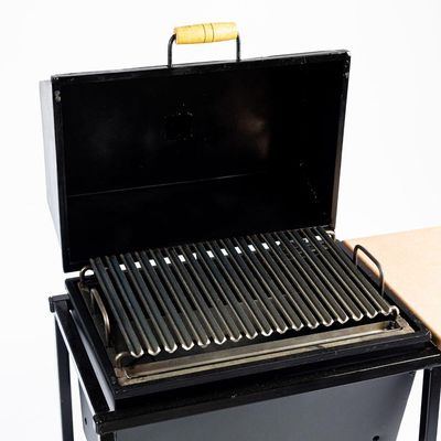 Churrasqueira Parrilla Bafo Média Com Rodas Preto