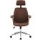 Cadeira Para Escritório Presidente Giratória Office Natural Polaris Corano R01 Marrom - Lyam Decor