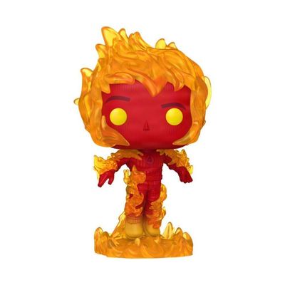 Boneco Funko Pop Marvel Quarteto Fantástico Tocha Humana