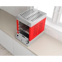 Churrasqueira A Gás Vertical Sem Fumaça Flame Dinoxx Vermelha