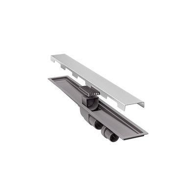 Ralo Neo Tramontina Slim Com Tampa Em Aço Inox 80x7,5 Cm