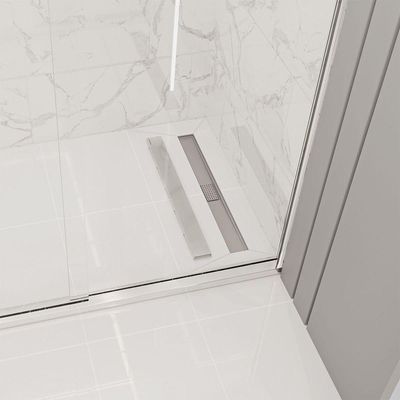Ralo Neo Tramontina Slim Com Tampa Em Aço Inox 80x7,5 Cm