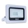 Refletor Led Slim 30w 3000k Bivolt Ip65 Carcaça Branca Alta Luminosidade
