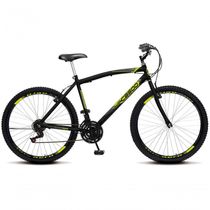 Bicicleta Cazelle Cb 500, Aro 26 Comum Natural, 36 Raias, 18 Marchas, Freios V-brake E Suporte De Guidão Down Hill Colli