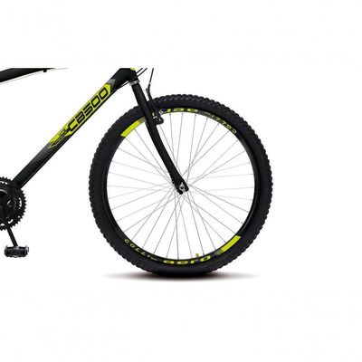 Bicicleta Cazelle Cb 500, Aro 26 Comum Natural, 36 Raias, 18 Marchas, Freios V-brake E Suporte De Guidão Down Hill Colli