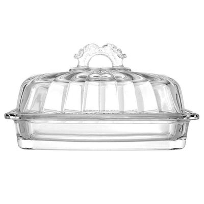 Manteigueira Cristal Ecológico Com Tampa Imperial 17,5 X 10,5 X 10 Cm Lyor