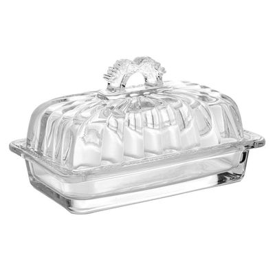 Manteigueira Cristal Ecológico Com Tampa Imperial 17,5 X 10,5 X 10 Cm Lyor