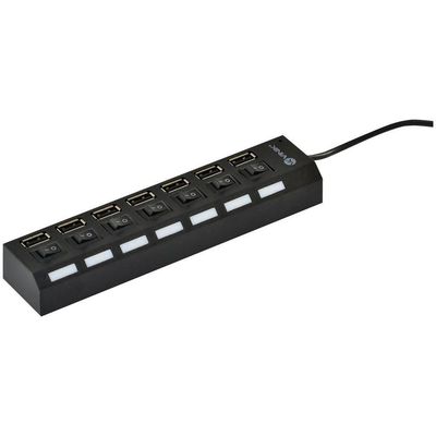Hub Usb 2.0 7 Portas Com Cabo Huv-40
