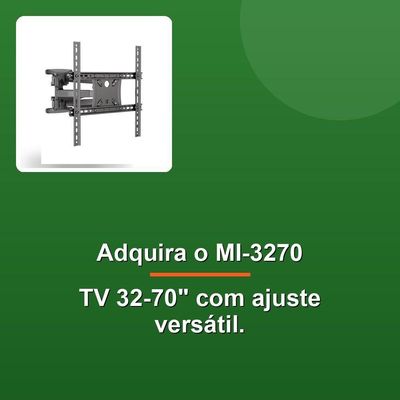 Suporte Tv Articulado Multivisão 70 Mi-3270 Preto
