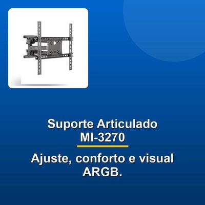 Suporte Tv Articulado Multivisão 70 Mi-3270 Preto