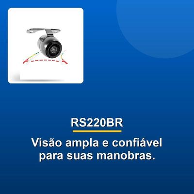 Câmera De Ré Roadstar Rs220br Borboleta
