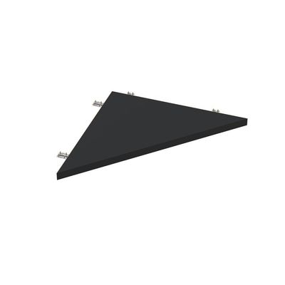 Conexão Triangular 60x60 Cm Pe40 Preto