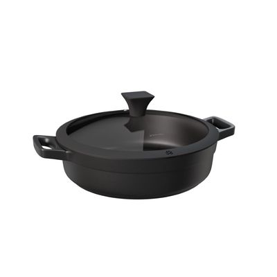 CAÇAROLA JOMAFE OMEGA BAIXA EM ALUMINIO INJETADO ANTIADERENTE 28CM 76120744