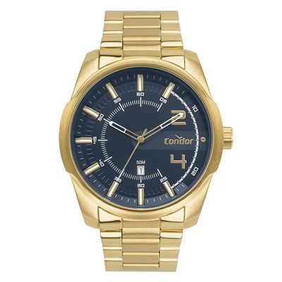 Relógio Condor Masculino Ref: Co2115nce/4a Oversized Dourado