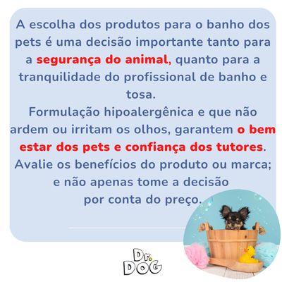 Shampoo Neutro Pet +Condicionador Desmaio Fios +Perfume baby