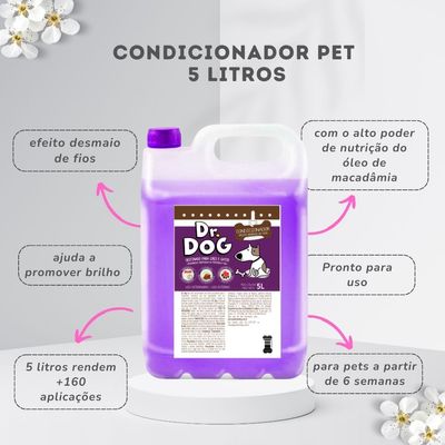 Shampoo Neutro Pet +Condicionador Desmaio Fios +Perfume baby