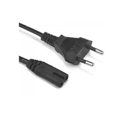 Cabo De Força Bipolar 8 p/ Fonte Notebook, Impressora e Radio 1.5 Mts