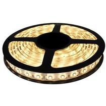 Kit 3 Fita Led 5050 Branco Quente 3000k Luz Amarela Bivolt Com Fonte