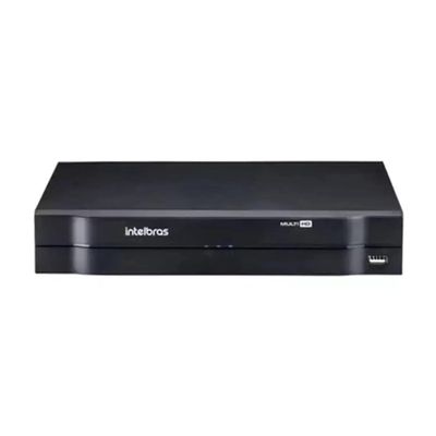 KIT 4 monitoramento completo. DVR 1004 + 4 câmeras 1120 Intelbras + Cabo + conectores