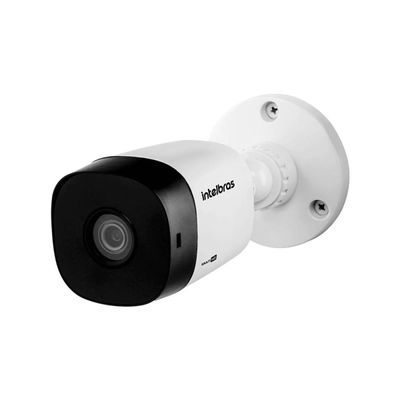 KIT 4 monitoramento completo. DVR 1004 + 4 câmeras 1120 Intelbras + Cabo + conectores