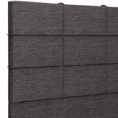 Cabeceira Cama Box Casal 140 cm Roma W01 Linho Cinza Escuro - Lyam