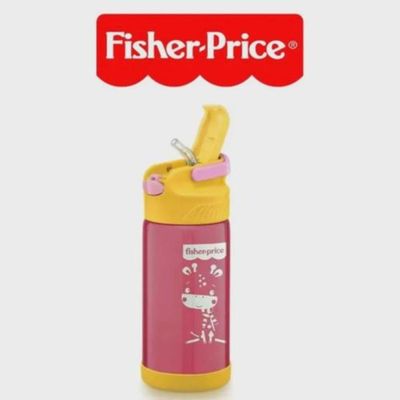 COPO TÉRMICO AÇO INOX HOT & COLD 400ML - ROSA - FISHER PRICE