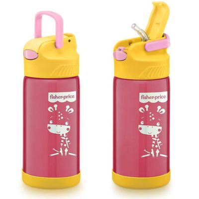 COPO TÉRMICO AÇO INOX HOT & COLD 400ML - ROSA - FISHER PRICE