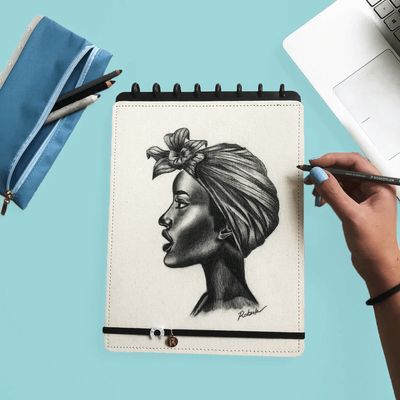Caderno de Desenho A4 Caderno Inteligente SKETCHBOOK CANVAS - CIA46003 - Novitate